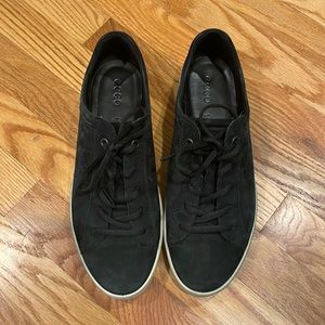 Ecco Black Suede sneakers EUC sz 11